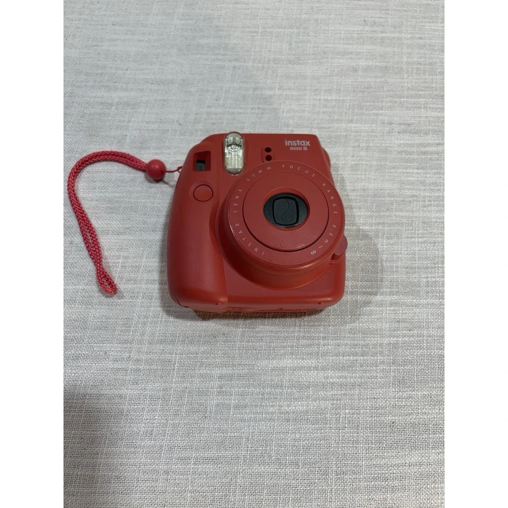 Fujifilm Instax Mini 8 Raspberry Instant Film Camera Tested Working Camera Only